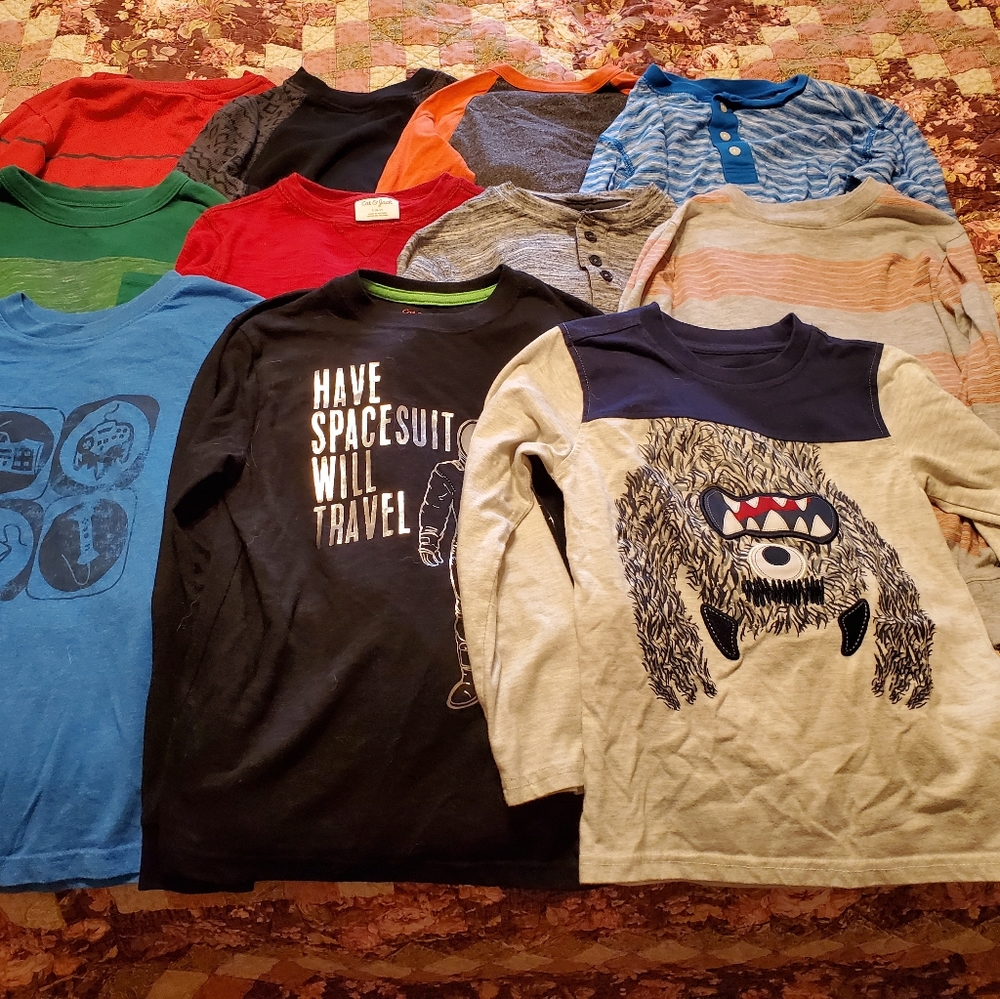 11 Long Sleeve Boys Shirts